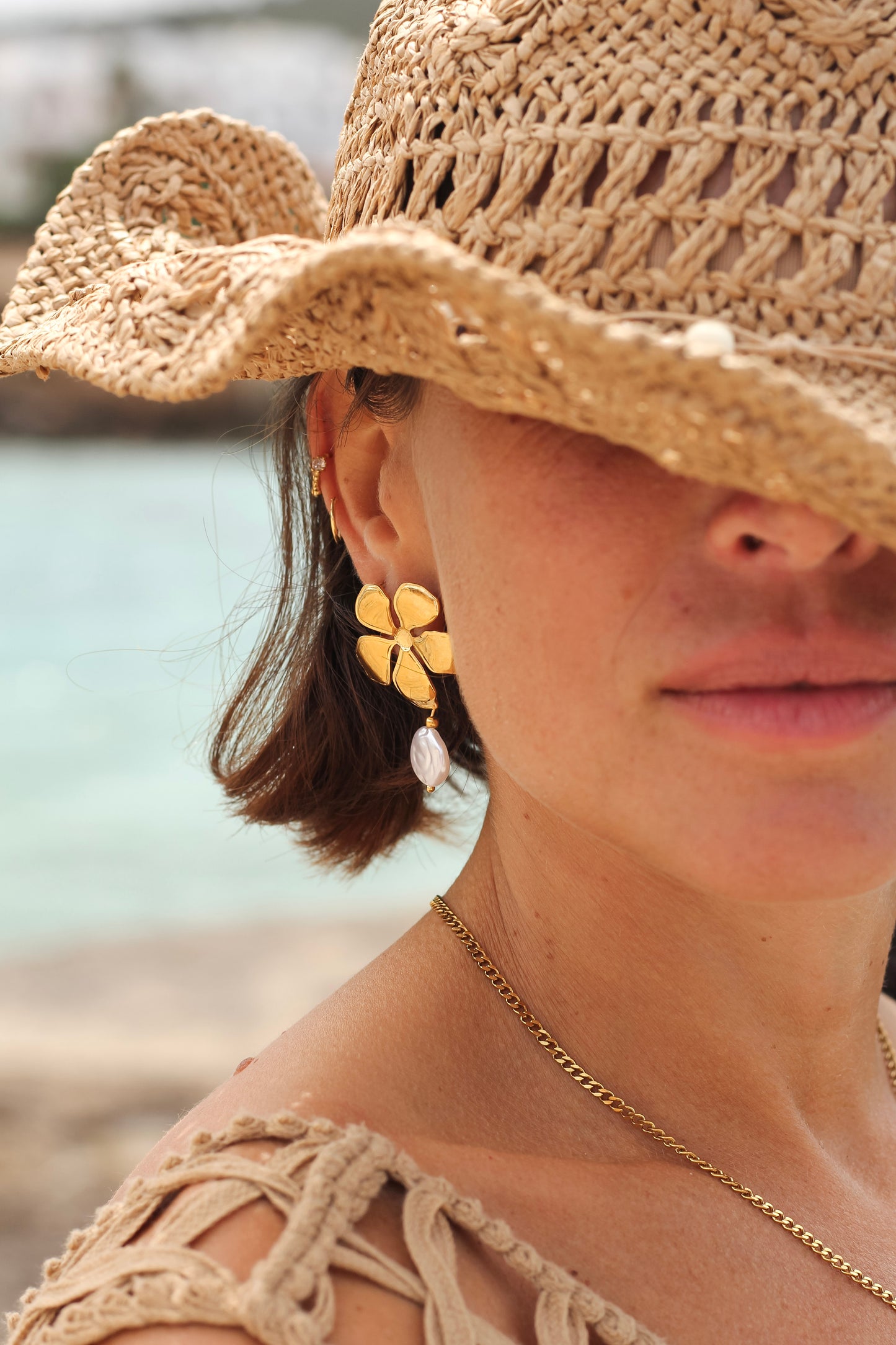 PENDIENTES GARDENIA